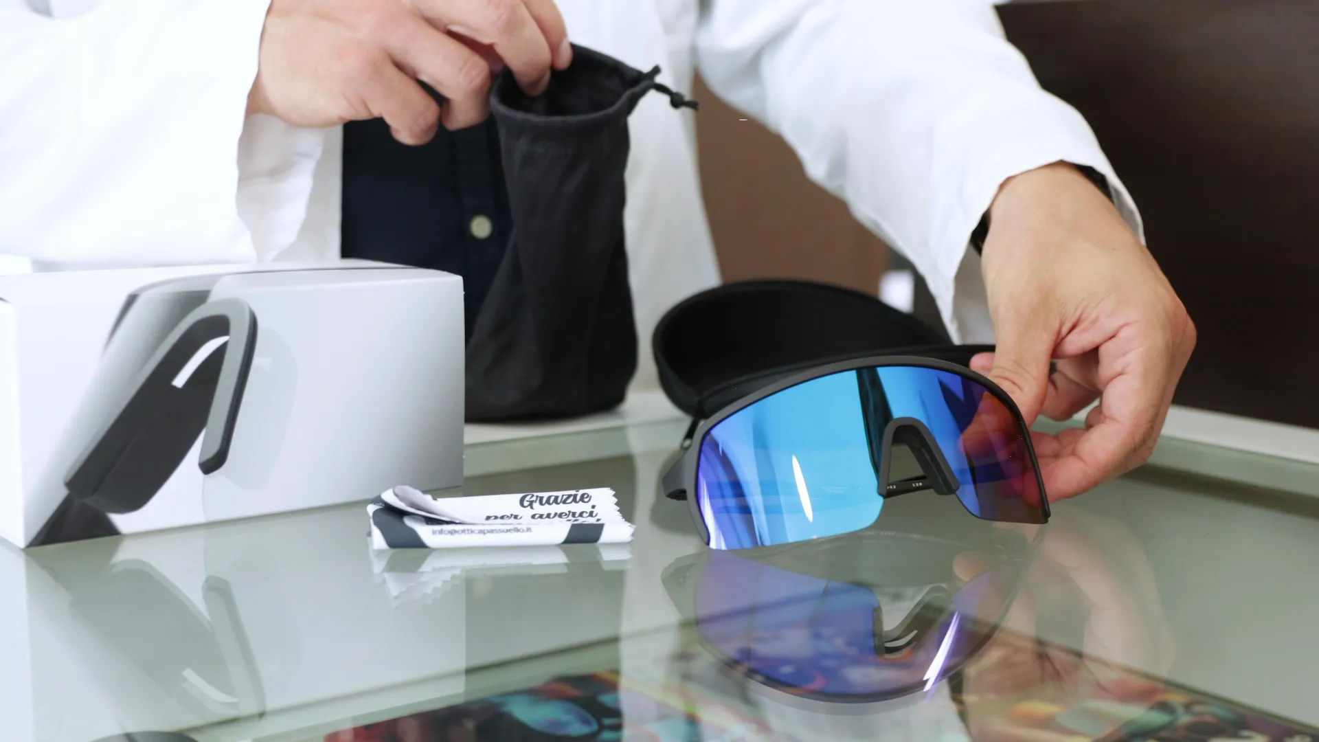 Occhiali sportivi di ultima generazione presso Ottica Passuello