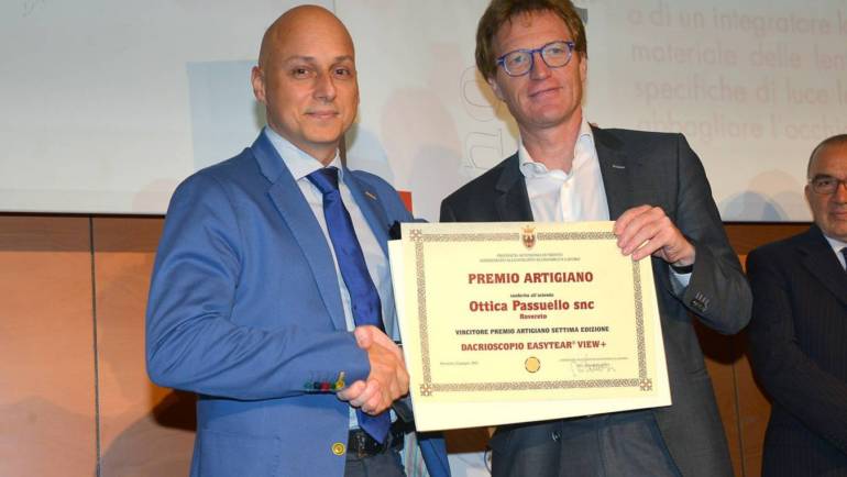 Ottica Passuello vince il premio artigiani 2015